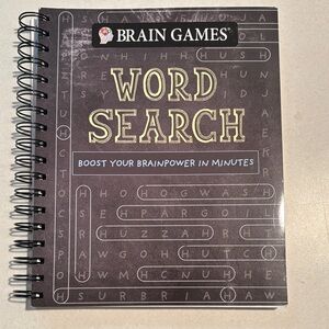 NWOT Brain Games Word Search Puzzle Book
